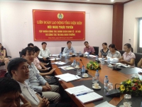 Hội nghị trực tuyến tập huấn công tác chính sách pháp luật và thi đua khen thưởng năm 2016
