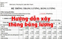 Cách xây dựng bảng lương năm 2018 cho doanh nghiệp