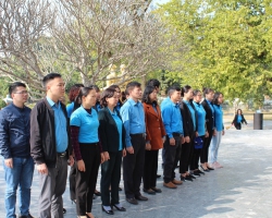 23 LĐLĐ tỉnh tổ chức viếng Nghĩa trang liệt sỹ A1 02