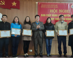 28 LĐLĐ huyện Điện Biên tổ chức HN BCH mở rộng lần thứ 8 03