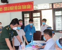 Giám sát công tác bầu cử tại thị xã Mường Lay
