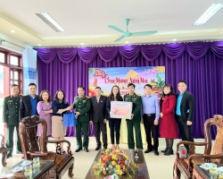43 Thăm và Chúc tết các đơn vị lực lượng vũ trang trên địa bàn huyện 02