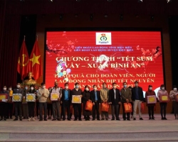 66 tin LDLĐ huyện điện biên Công tác chăm lo cho ĐVCĐ 01