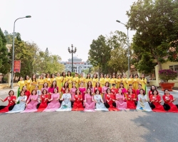 91 Tin công đoàn cơ sỏ Sở TNMT hưởng ứng tuần lễ áo dài 01
