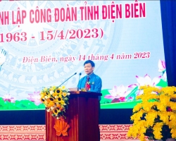 14 bài DIỄN VĂN TẠI BUỔI LẾ KỶ NIỆM 60 NĂM, CỦA Đ,C CHỦ TỊCH LĐLĐ TỈNH