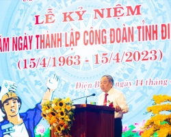 17 Bai phat bieu ông TRẦN NGỌC Hùng NGUYÊN CHỦ TỊCH LĐLĐ TỈNH ĐIỆN BIÊN