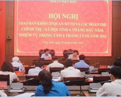 04 Tin Hội nghị giao ban Khối Mặt trận Tổ quốc và các đoàn thể chính trị 01