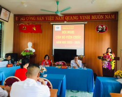 Hội nghị Cán bộ Viên chức” năm học 2023 – 2024...