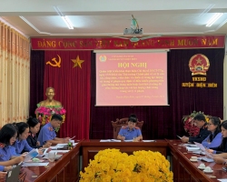 CĐCS VKSND huyện Điện Biên triển khai ký cam kết thực hiện Chỉ thị số 35/CT-TTg của Thủ tướng Chính phủ
