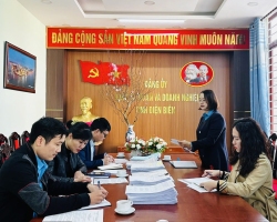Kiểm tra đồng cấp về tài chính công đoàn tại Cơ quan Công đoàn Viên chức tỉnh