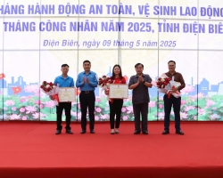 Phát động Tháng hành động về ATVSLĐ và Tháng Công...