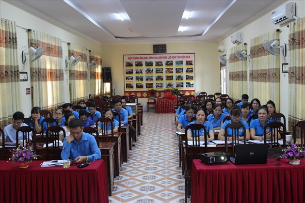 16 LĐLĐ Điện Biên sơ kết công tác Công đoàn 6 tháng đầu năm