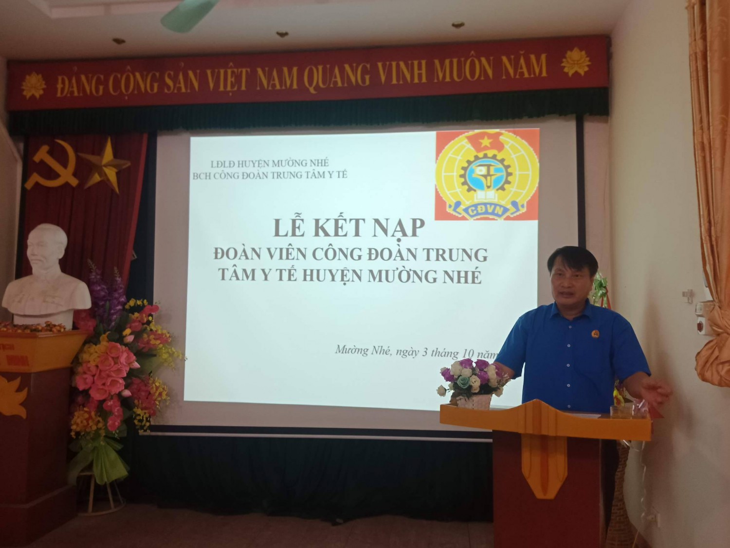 03 Tin kết nạp đoàn viên huyện Mường Nhé 03