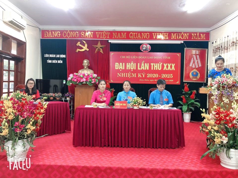 13 Chi bộ Liên đoàn Lao động tỉnh Điện Biên tổ chức Đại hội lần thứ XXX 01