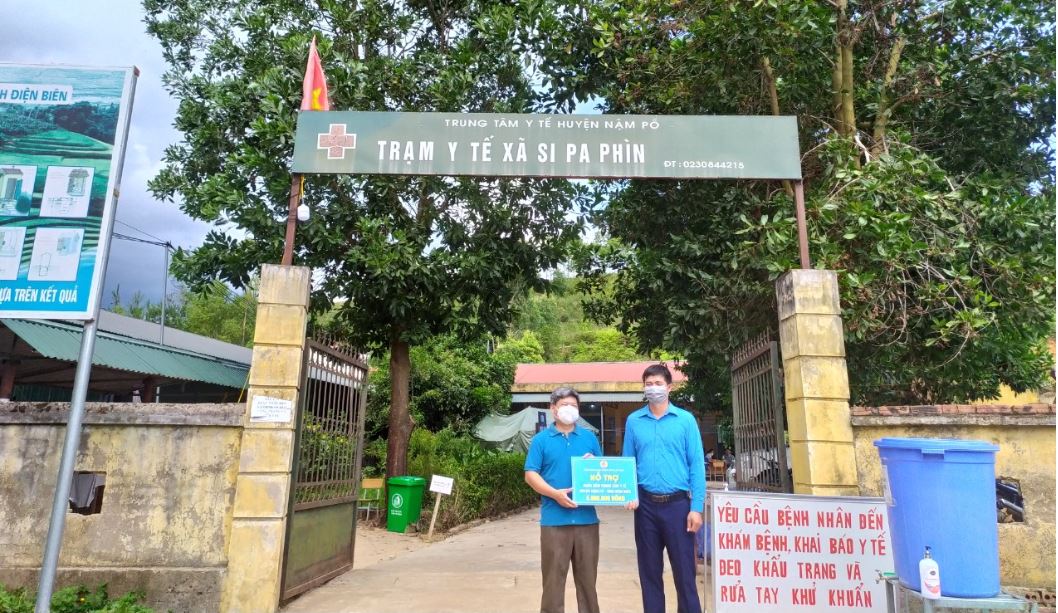 90 LĐLĐ tỉnh Lai châu hỗ trợ phòng chống covid19