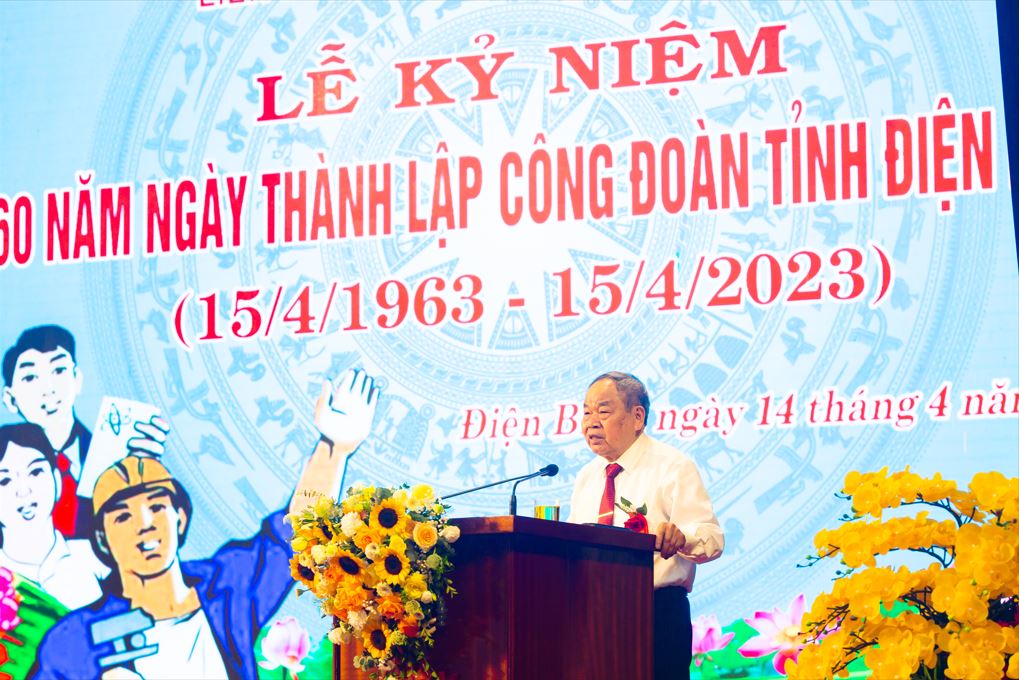 17 Bai phat bieu ông TRẦN NGỌC Hùng NGUYÊN CHỦ TỊCH LĐLĐ TỈNH ĐIỆN BIÊN