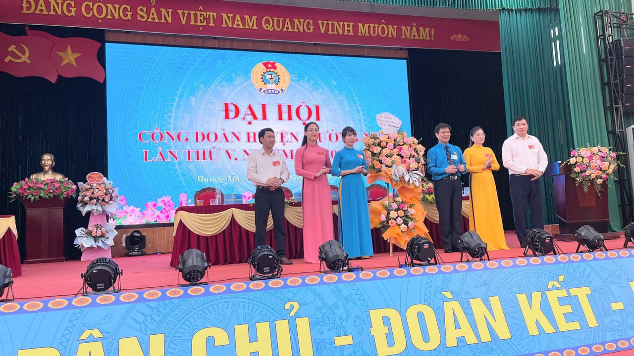 06 Tin Đại hội Công đoàn huyện Mường Nhé lần thứ V, nhiệm kỳ 2023 2028 thành công tốt đẹp 01