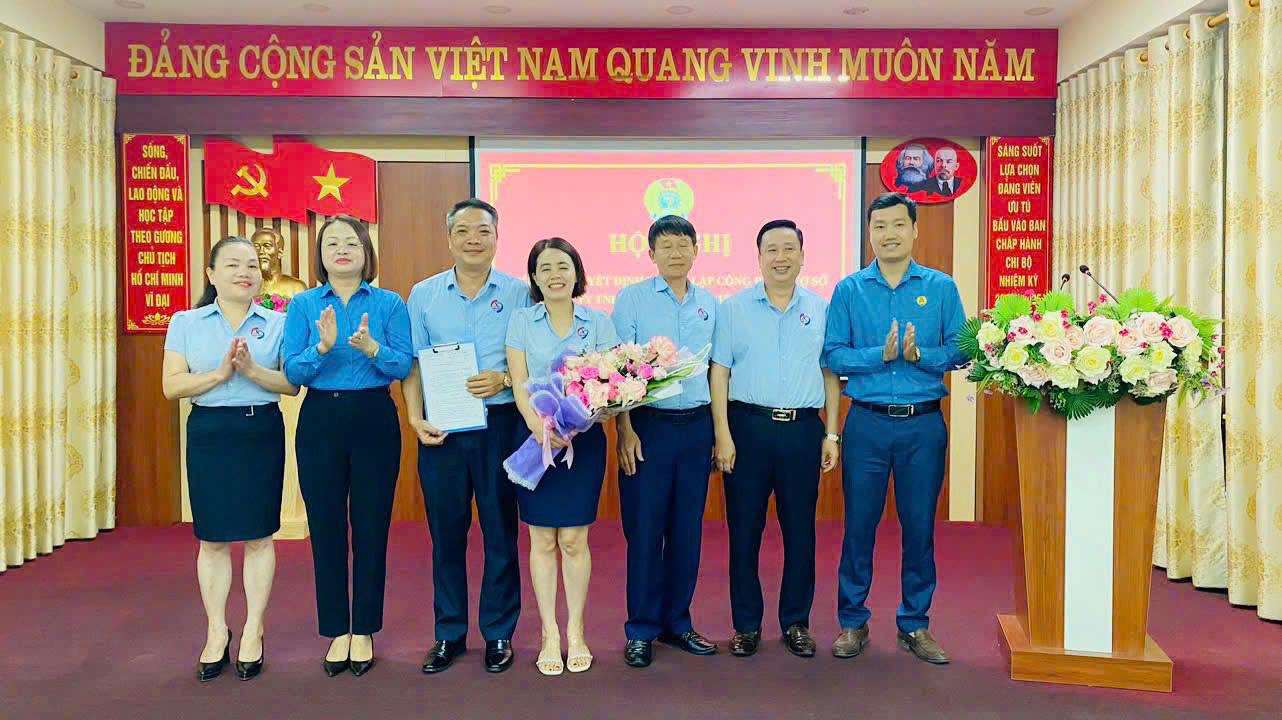 Hội nghị công bố quyết định thành lập Công đoàn cơ sở Công ty TNHH Xổ số kiến thiết Điện Biên
